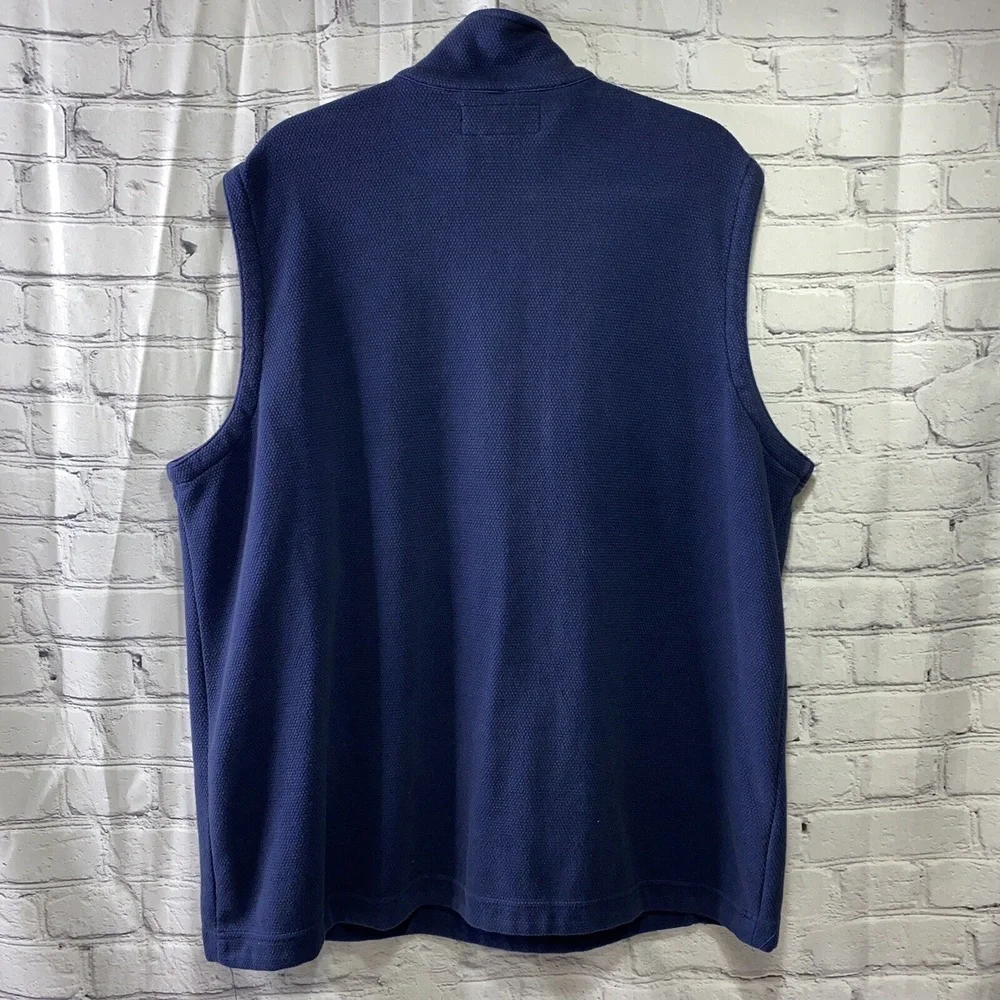 Ralph Lauren Polo Sport Men’s Fleece Vest Blue  Sz Large XL EUC